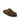 Sabot Birkenstock Blair en daim marron carafe avec deux boucles dorées et semelle en liège, vendu par moodeshop