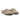 Sabots Birkenstock Boston moodeshop en cuir velours marron tabac avec semelle en liège et boucle réglable