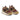 Baskets moodeshop Yamano 3 en daim et nylon bordeaux, chêne et bronze avec semelle trail ultralégère